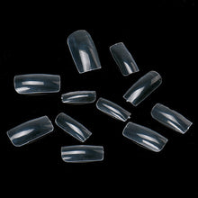 100pc False Nails Clear Full Cover and Half Nail Fake Nail Art Tips French Nail Tools with a Box