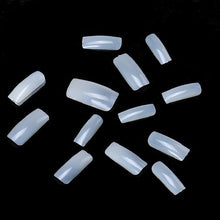 100pc False Nails Clear Full Cover and Half Nail Fake Nail Art Tips French Nail Tools with a Box