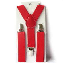 Boys Girls Kid Children Clip on Y Back Elastic Suspenders Slim Adjustable Braces Tirantes