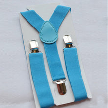 Boys Girls Kid Children Clip on Y Back Elastic Suspenders Slim Adjustable Braces Tirantes