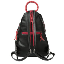 3 Women Backpack Set PU Leather Leaf Applique Schoolbag for Teenagers Girls Student Travel Bag Black Mochilas Escolares