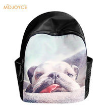 3D AnimalBackpackBlack Casual Schoolbagfor TeenagGirl Boy Waterproof Nylon 3D Pet Dog Backpack Mochila Feminina