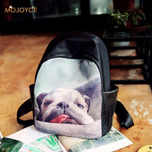3D AnimalBackpackBlack Casual Schoolbagfor TeenagGirl Boy Waterproof Nylon 3D Pet Dog Backpack Mochila Feminina