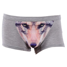 3D Wolf Eagle Underwear Men Cotton Boxer Cartoon Panties Ucrotch Animal Print Shorts Calzoncillos Homme