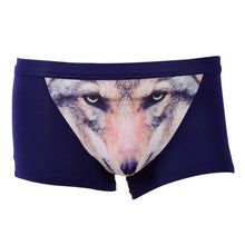 3D Wolf Eagle Underwear Men Cotton Boxer Cartoon Panties Ucrotch Animal Print Shorts Calzoncillos Homme