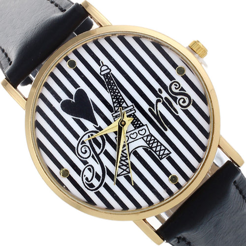 4 Colors Fashion Leather strap Anchor GENEVA Watches Women Dress Watches