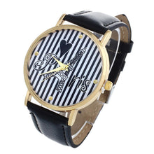 4 Colors Fashion Leather strap Anchor GENEVA Watches Women Dress Watches