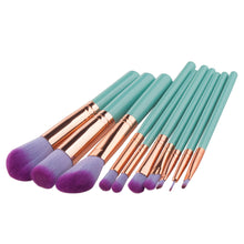 10pc Make Up Foundation Eyebrow Eyeliner Blush Cosmetic Concealer Brushes Professional Powder Brush Makeup Kit Set