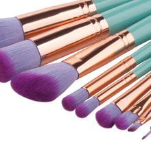 10pc Make Up Foundation Eyebrow Eyeliner Blush Cosmetic Concealer Brushes Professional Powder Brush Makeup Kit Set