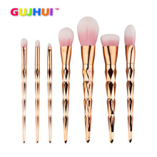 7pc Make Up Foundation Eyebrow Eyeliner Blush Cosmetic Concealer Brushes Professional Foundation Powder Brush Kit Set