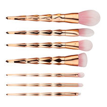 7pc Make Up Foundation Eyebrow Eyeliner Blush Cosmetic Concealer Brushes Professional Foundation Powder Brush Kit Set