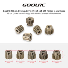 GoolRC M06 3175mm 13T 14T 15T 16T 17T 06 Module Pinion Gear for 18 110 Off-road Buggy Monster Truck Brushed Brushless Motor