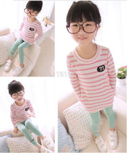 2-7Years Baby Cotton Embroidery Bird Warm Stretchy Leggings Trousers
