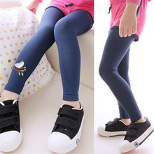 2-7Years Baby Cotton Embroidery Bird Warm Stretchy Leggings Trousers