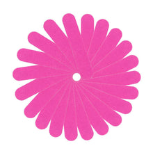 20pc Pink Nail Art Manicure Buffer Buffing Sanding Files Crescent Sandpaper Grit