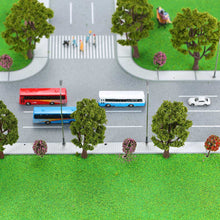 12Pcs Poplar Tree Model Architectural Model for Train Layout Garden Scenery Scene Landscape Handcrafted Trees Model