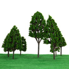 12Pcs Poplar Tree Model Architectural Model for Train Layout Garden Scenery Scene Landscape Handcrafted Trees Model