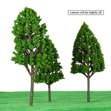 12Pcs Poplar Tree Model Architectural Model for Train Layout Garden Scenery Scene Landscape Handcrafted Trees Model