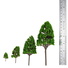 12Pcs Poplar Tree Model Architectural Model for Train Layout Garden Scenery Scene Landscape Handcrafted Trees Model