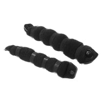 2Pcs Black Magic Style DIY Tools Bun Maker Hair Styling Rolling Tool Fastener Tape Fixing Strap Hair Band