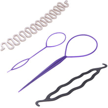 3 Kinds Magic Hair Styling Accessories Set Hair Pin Hair Bun Maker Hair Braiding Twist Styling Tool