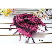 5 Colors Women Men Checkered Arab Grid Neck Keffiyeh Palestine Scarf Wrap 100*100CM