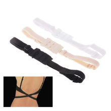 3Pcs Woman Low Back Backless Bra Strap Extender Adapter Crossed Belt for Party Evening Dress