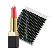 12-ColorMakeup Matte Lipstick Lip Gloss Pencil Long Lasting lipgloss+One-Time 50pc Black Lip Gloss Brush