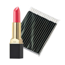 12-ColorMakeup Matte Lipstick Lip Gloss Pencil Long Lasting lipgloss+One-Time 50pc Black Lip Gloss Brush