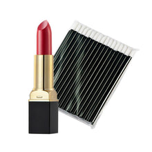 12-ColorMakeup Matte Lipstick Lip Gloss Pencil Long Lasting lipgloss+One-Time 50pc Black Lip Gloss Brush