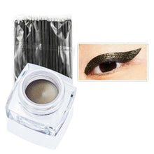 12 ColorsMakeup Long-lasting Multi-color Eyeliner Cream Combination Eyeliner+50pc Eyeliner Brush Cosmetic Tools
