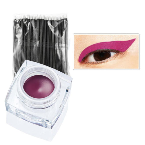 12 ColorsMakeup Long-lasting Multi-color Eyeliner Cream Combination Eyeliner+50pc Eyeliner Brush Cosmetic Tools