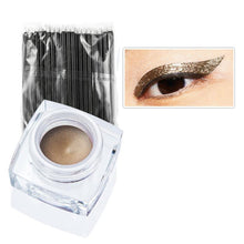 12 ColorsMakeup Long-lasting Multi-color Eyeliner Cream Combination Eyeliner+50pc Eyeliner Brush Cosmetic Tools