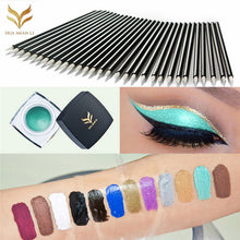 12 ColorsMakeup Long-lasting Multi-color Eyeliner Cream Combination Eyeliner+50pc Eyeliner Brush Cosmetic Tools