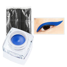 12 ColorsMakeup Long-lasting Multi-color Eyeliner Cream Combination Eyeliner+50pc Eyeliner Brush Cosmetic Tools