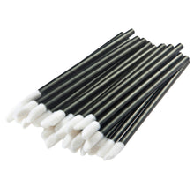 12 ColorsMakeup Matte Lipstick Lip Gloss Pencil Long Lasting lipgloss+50pc Disposable Black Bar Lip Brush