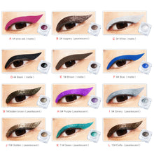12 Colors Eye Liner Waterproof Eyeliner Pearlescent Matte Makeup Cosmetics Maquiagem Beauty Cosmetic Tool For Girl