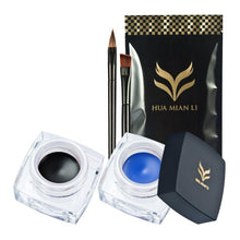 2pc Eye Liner Brushes Waterproof Eyeliner Pearlescent Matte Eye Liner Make Up Brush Set Kit