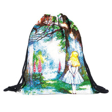 16 Color Unisex Smiley Emoji Face Backpacks 3D Printing Bags Drawstring Backpack For Teenagers Shoulder Bag