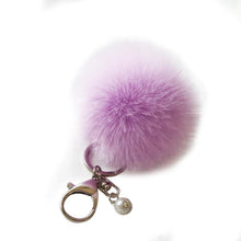 18 Fluffy Ball Keychain Cute Simulation Rabbit Fur Ball Key Chain For Car Key Ring Car Ornaments Bag Pendant key ring