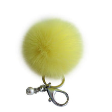 18 Fluffy Ball Keychain Cute Simulation Rabbit Fur Ball Key Chain For Car Key Ring Car Ornaments Bag Pendant key ring