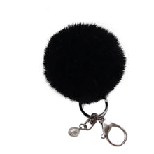 18 Fluffy Ball Keychain Cute Simulation Rabbit Fur Ball Key Chain For Car Key Ring Car Ornaments Bag Pendant key ring
