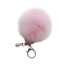18 Fluffy Ball Keychain Cute Simulation Rabbit Fur Ball Key Chain For Car Key Ring Car Ornaments Bag Pendant key ring