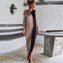 100% Women Casual Loose Off Shoulder Long Maxi Dress plus size office dress