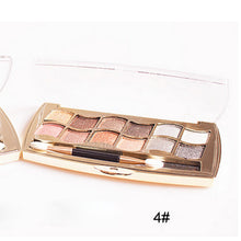 12 colors diamond bright colorful eye shadow super flash paleta de maquiagem Glitter eyeshadow with brush makeup