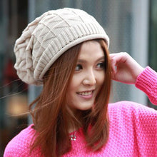4 Colors Fashion Women Girls Hats In Triangle Diamond Warm Wool Cap Tops Hats ing