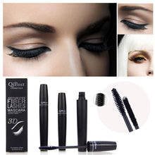 2pc Makeup Eyelash Long Curling Fiber 3D Mascara Eye Lashes Extension Mascara Cream