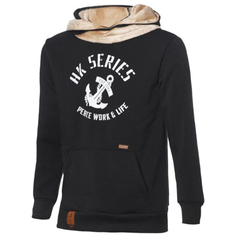 5 Colors BrandHoodies Sweatshirt Men Casual Thick Cotton Hooded Coats Size XXXL