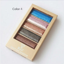 5 Colors Diamond pigment makeup eyeshadow pallette to eye kit maquiagem eye shadow beauty naked pallette