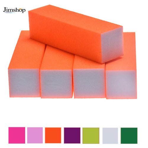 5pc Women Buffing Sanding Files Block Pedicure Manicure Care Nail Art Buffer